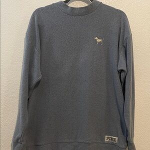 PINK Victoria's Secret Charcoal Crewneck Sweater